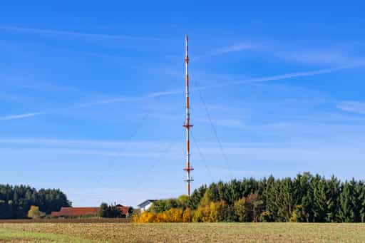 Luftbild Funkturm Rottenstuben, Rottal-Inn, Niederbayern