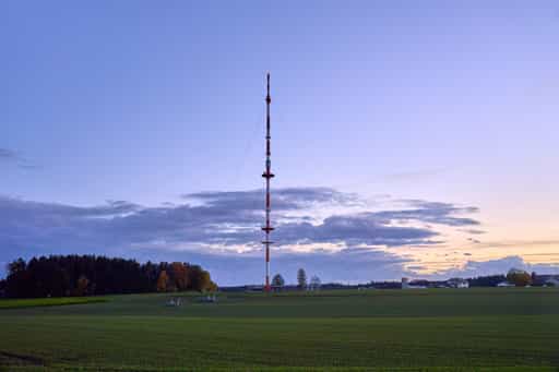 Luftbild Funkturm Rottenstuben, Rottal-Inn, Niederbayern