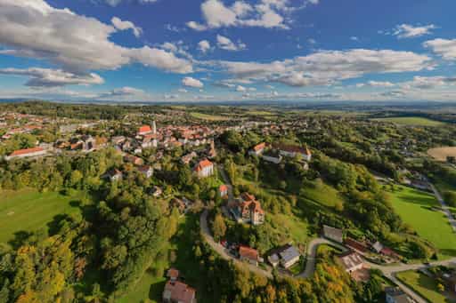 Luftbild Landschaft Bad Griesbach, Passau, Niederbayern