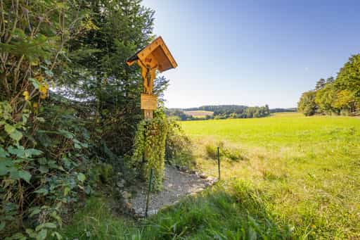 Marterl am Wanderweg 2, Guteneck nach Lapperding, Rottal-Inn