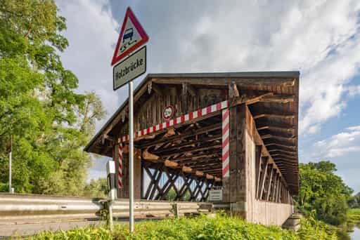 Mittich Holzbrücke Rottbrücke, Neuhaus a. Inn, Passau