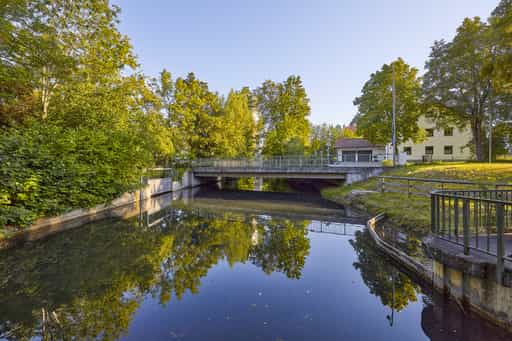 Mörnbach Brücke am Natur-Erlebnispfad, Gries,Altötting