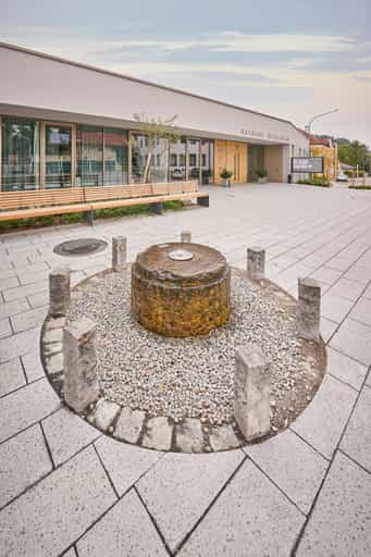 Mühlstein der Mittermühle, Gemeinde Brunnen, Altötting