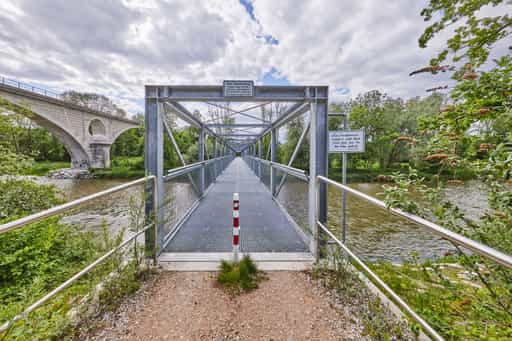 Neue Fahrrad- & Fußgängerbrücke Garching, Altötting