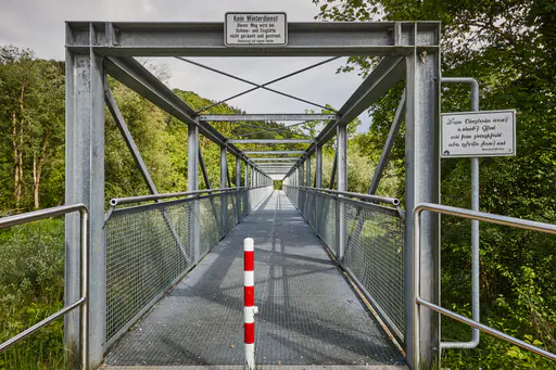 Neue Fahrrad und Fußgängerbrücke, Garching, Altötting