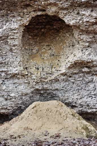 Geologische Orgeln Detail, Oberschroffen, Altötting