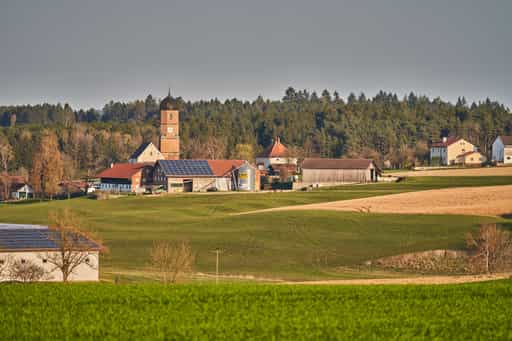 Ort Kirche, Martinskirchen, Rottal-Inn, Niederbayern