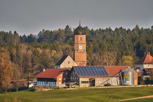 Ort Kirche, Martinskirchen, Rottal-Inn, Niederbayern