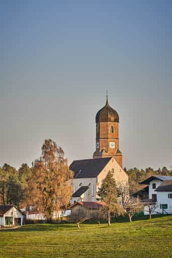 Ort Kirche, Martinskirchen, Rottal-Inn, Niederbayern