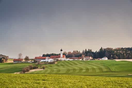 Ortsansicht aus Öging, Endlkirchen, Altötting, Oberbayern