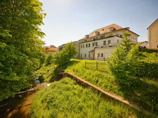 Ortsansicht Reischach mit Gemeinde, Altötting, Oberbayern