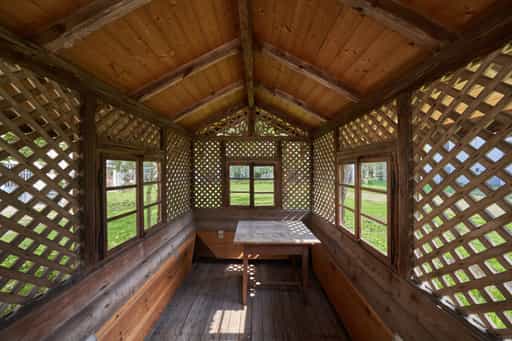 Pavilon am Herrenhaus Engfurt, Töging, Altötting, Oberbayern