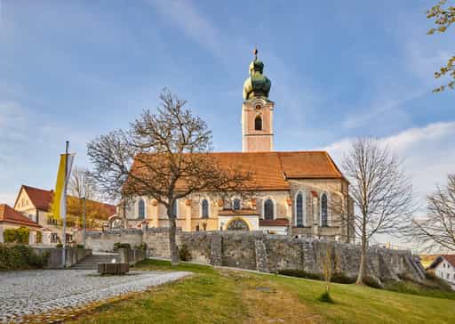 Pfarrkirche Mehring St. Martinus, Altötting, Oberbayern