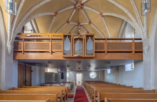 Pfarrkirche St. Martinus in Geratskirchen, Empore mit Orgel