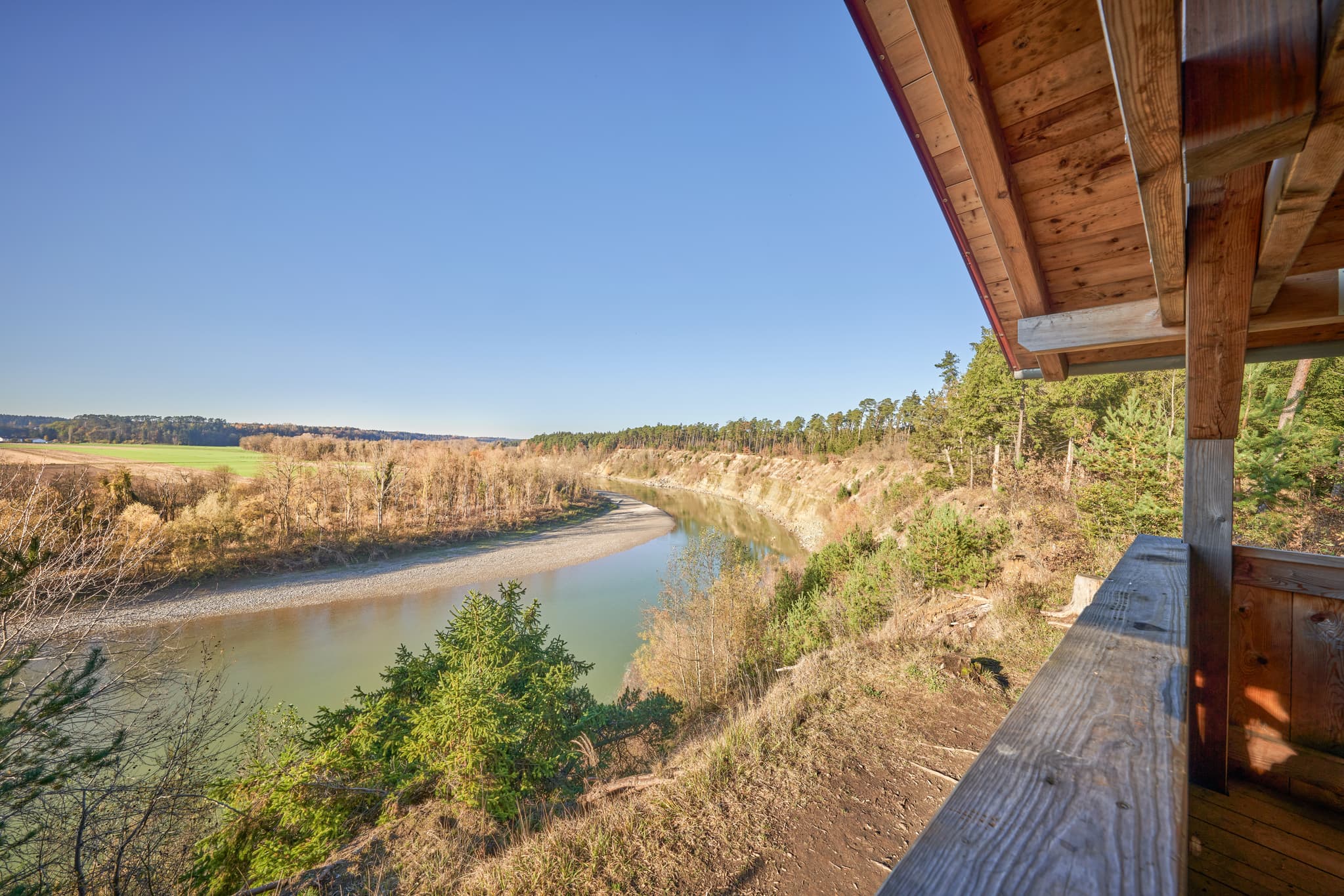 Prallhang Inn Ebing, Polling, Mühldorf am Inn, Oberbayern - Erleben Sie den Prallhang Heisting am Inn bei Ebing. Malerische Naturlandschaft in Polling, Landkreis Mühldorf am Inn, Oberbayern, Region Inn-Salzach.