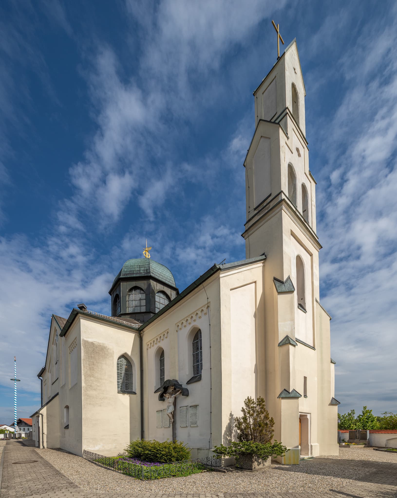 Ramsau St. Maria Loreto, Reichertsheim, Mühldorf am Inn - Die Ramsau Kirche St. Maria Loreto in Reichertsheim, Landkreis Mühldorf am Inn, Oberbayern, Deutschland, gelegen in der Region Inn-Salzach.