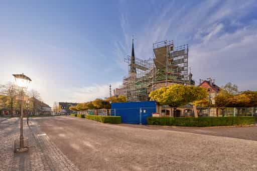 Renovierung Gerüst, Kapellplatz Gnadenkapelle, Altötting
