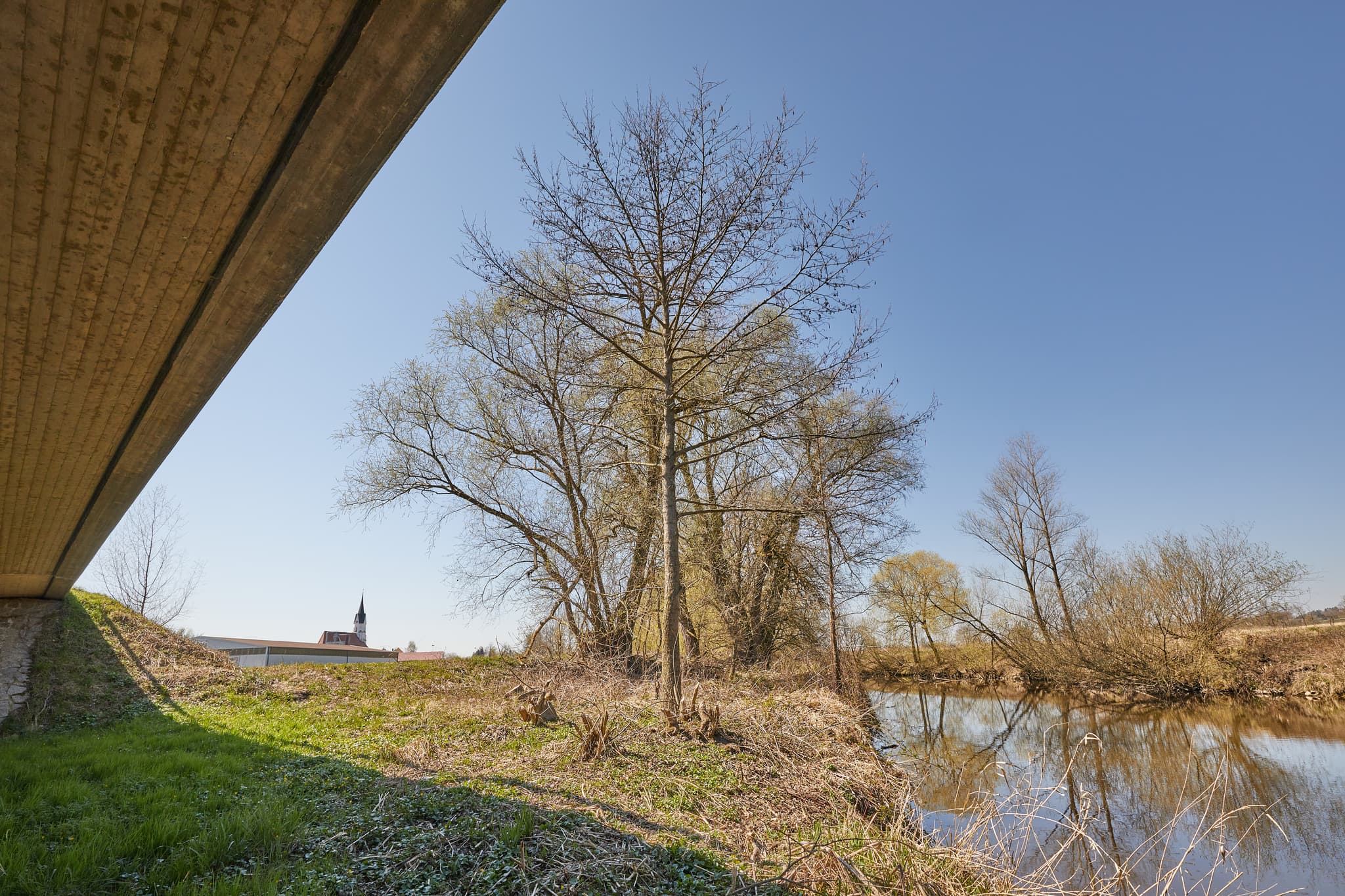 Rott Brücke, Unterdietfurt, Rottal-Inn, Niederbayern