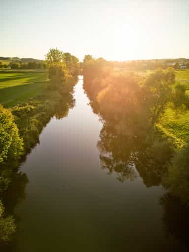 Rott Wehr Wasserfall, Löfflmühle, Rottal-Inn, Niederbayern