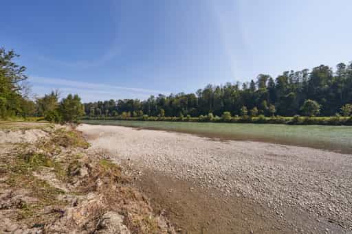 Salzach Richtung Raitenhaslach, Altötting, Oberbayern