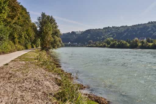 Salzach Weg nach Raitenhaslach, Burghausen, Altötting