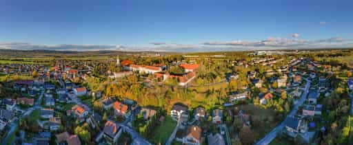 Schloss Ranshofen Luftbild, Braunau am Inn, Oberösterreich