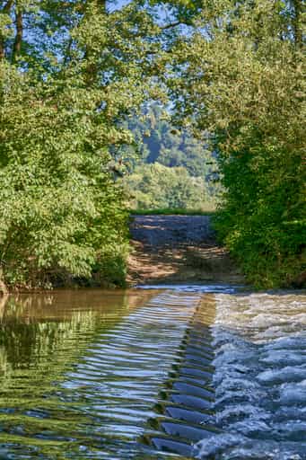 Schokobreggal hoher Wasserstand, Isen, Altötting, Oberbayern