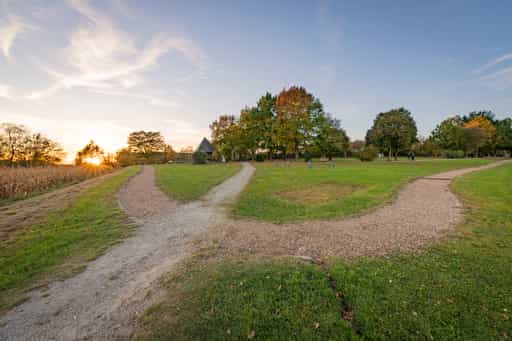 Sonnenuntergang Kurpark Bad Griesbach, Passau, Niederbayern
