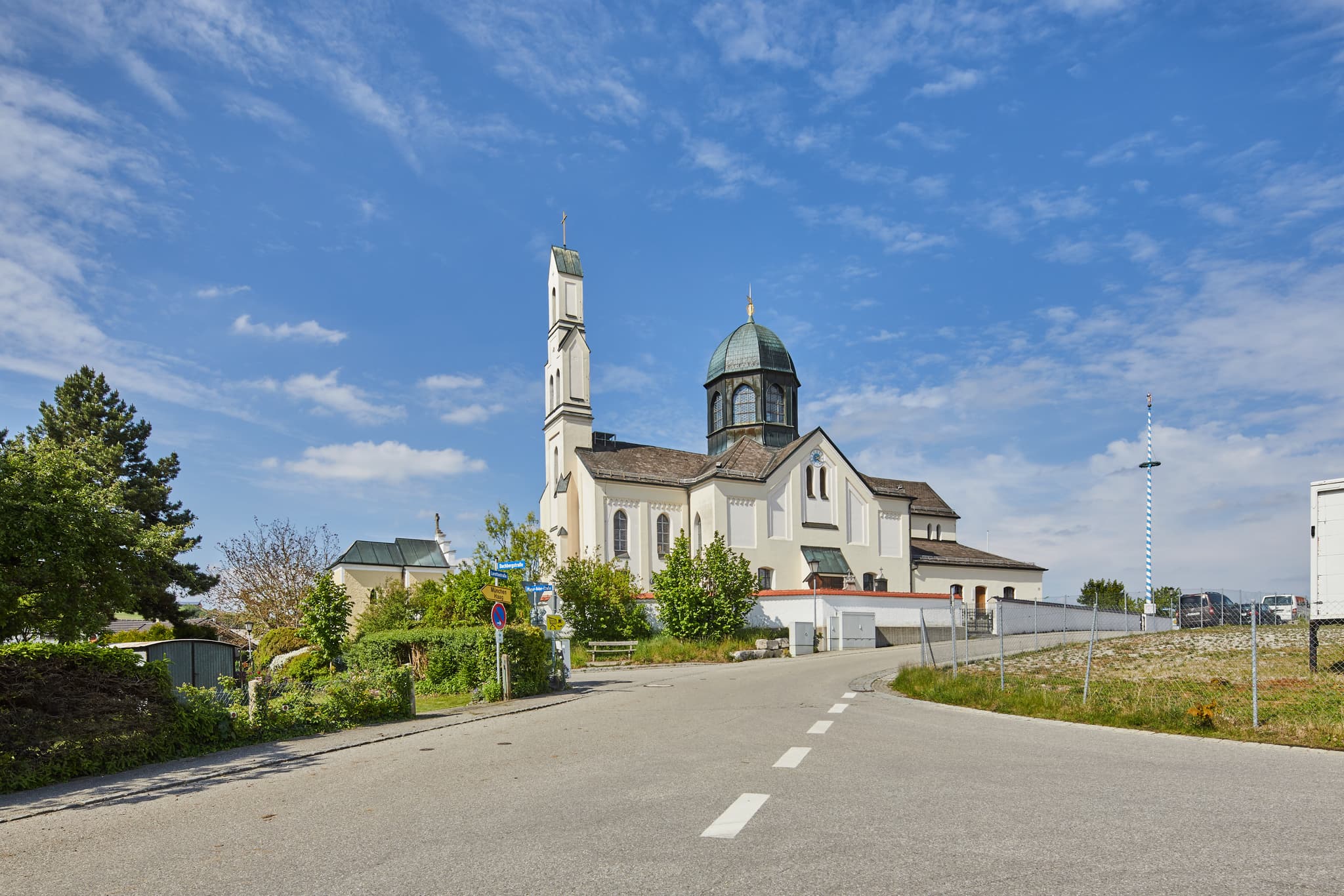 St. Maria Loreto Ramsau, Reichertsheim, Mühldorf, Oberbayern - Kirche St. Maria Loreto in Ramsau, Ortsteil von Reichertsheim, Mühldorf am Inn, Oberbayern. Ein Juwel der Inn-Salzach Region in Deutschland.