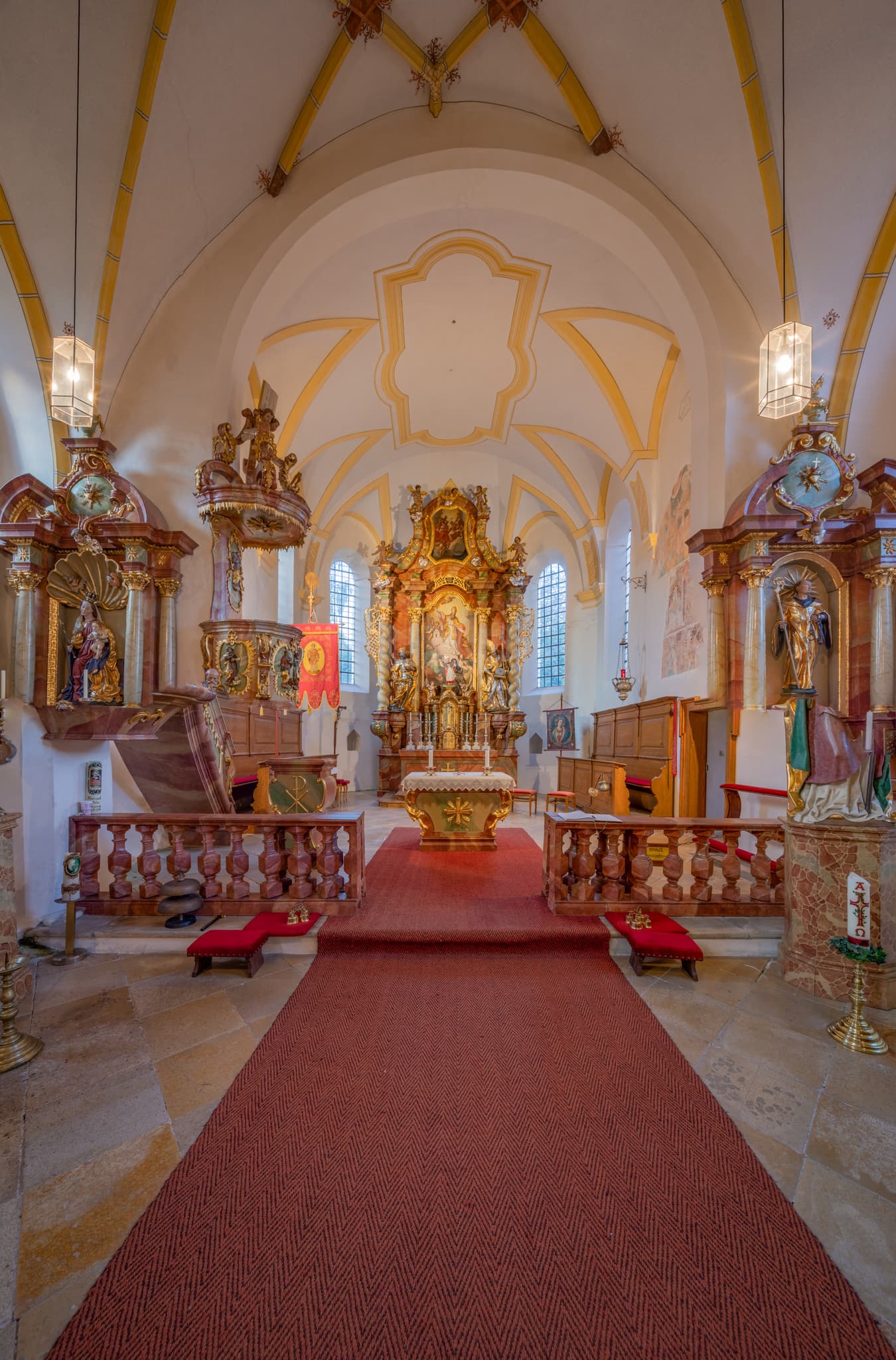 St. Wolfgang Wallfahrtskirche, Bad Griesbach, Niederbayern - Historische St. Wolfgang Wallfahrtskirche in Bad Griesbach im Rottal, Landkreis Passau, Niederbayern, Deutschland. Bedeutendes Kulturdenkmal.