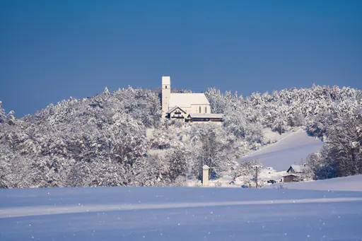 Steinhausen im Winter, Gemeinde Erlbach, Landkreis Altötting