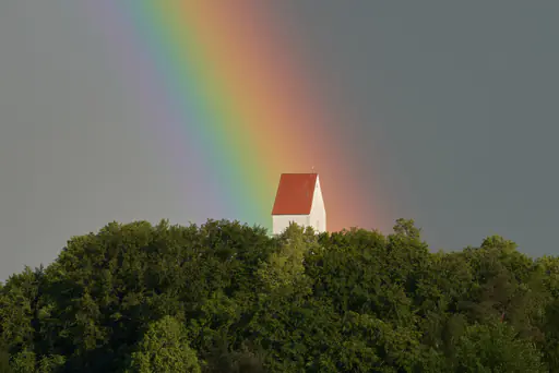Steinhausen Regenbogen, Erlbach, Altötting, Oberbayern