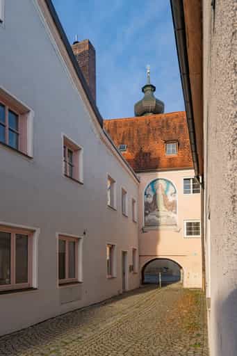 Tor zur Pfarrkirche, Triftern, Rottal-Inn, Niederbayern