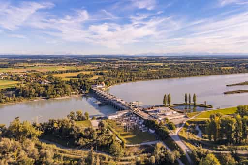 Verbund Inn-Kraftwerk Ering-Frauenstein, Ering am Inn