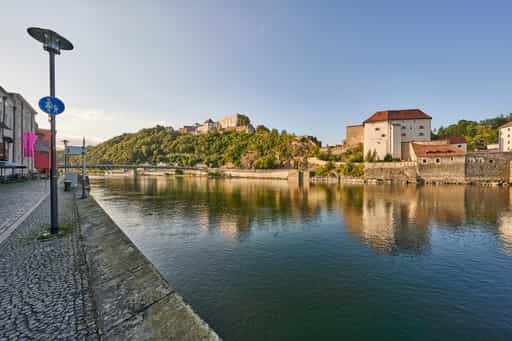 Veste Oberhaus & Prinzregent-Luitpold-Brücke, Passau