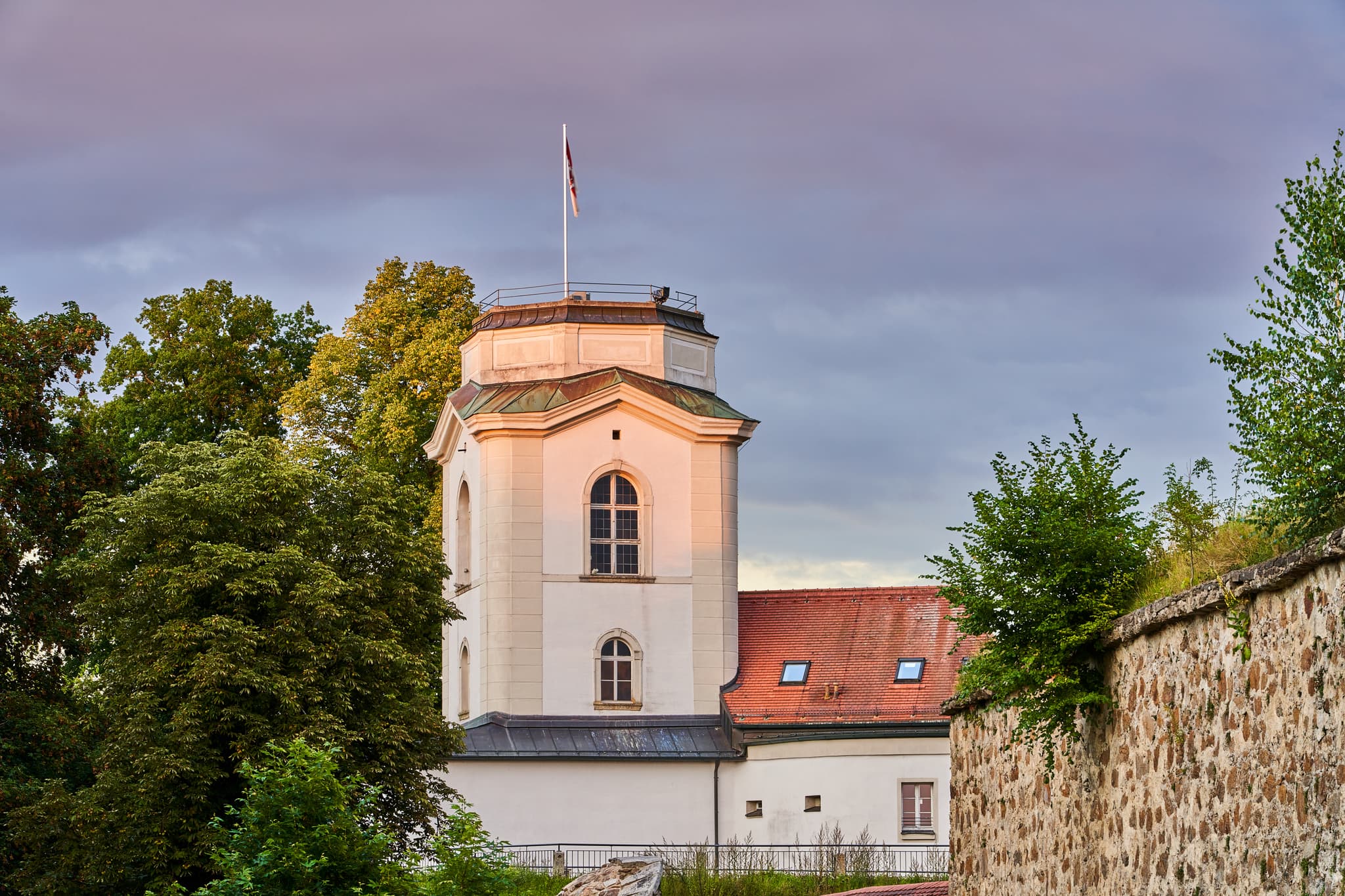 Veste Oberhaus Turm, Passau, Niederbayern, Bayern - Veste Oberhaus Turm in Passau, Niederbayern, Deutschland. Historischer Turm in der Inn-Salzach Region. Besuchen Sie die beeindruckende Festung Oberhaus.