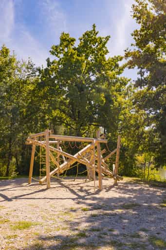 Waldsee Klettergerüst am Lago Kirchdorf, Simbach, Rottal-Inn