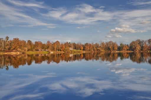 Waldsee Lago Herbst, Kirchdorf am Inn, PAN, Niederbayern
