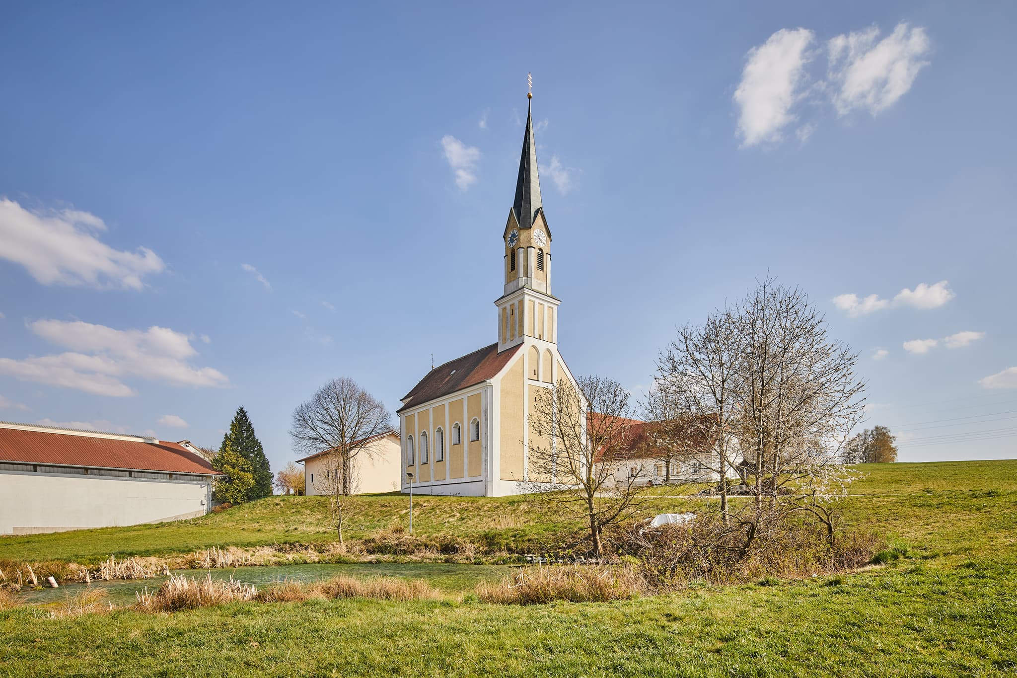 Wallfahrtskirche Maria Heimsuchung, Anzenberg, Rottal-Inn - Wallfahrtskirche Maria Heimsuchung in Anzenberg, Gemeinde Massing, Landkreis Rottal-Inn, Niederbayern, Region Holzland, Deutschland.