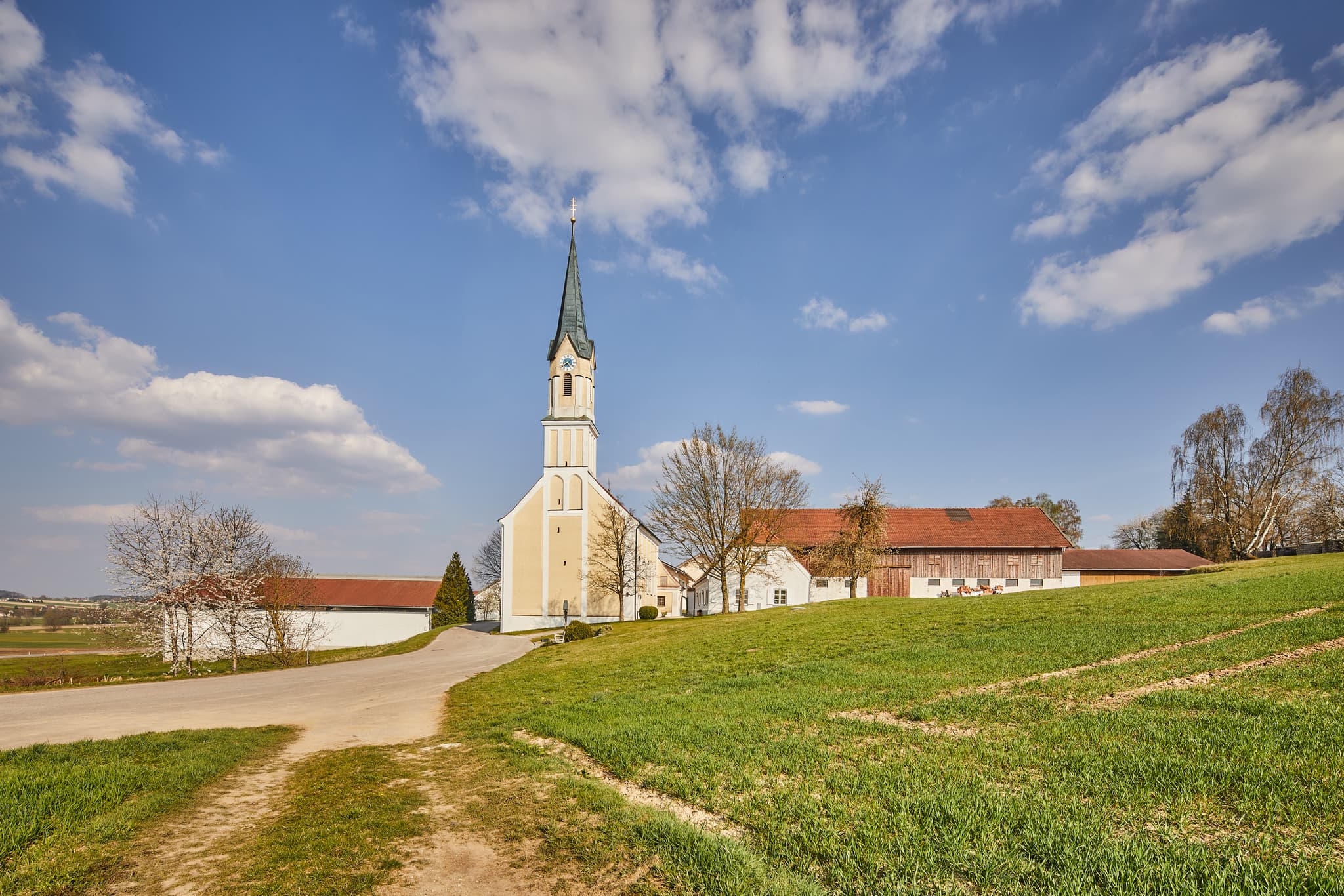 Wallfahrtskirche Maria Heimsuchung, Anzenberg, Rottal-Inn - Wallfahrtskirche Maria Heimsuchung in Anzenberg, Gemeinde Massing, Landkreis Rottal-Inn, Niederbayern, Region Holzland, Deutschland.