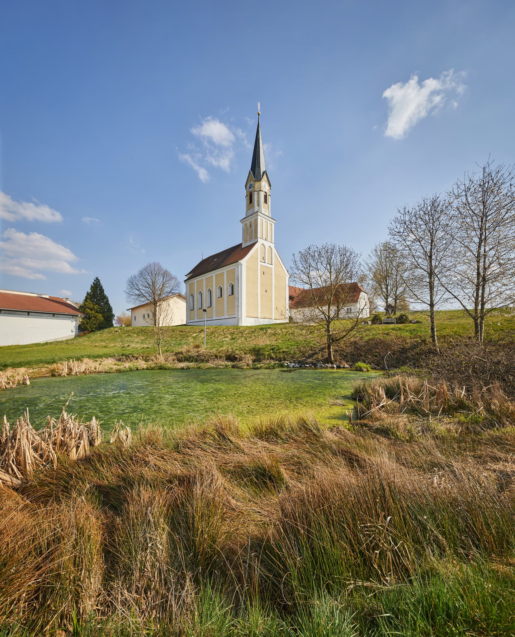 Wallfahrtskirche Maria Heimsuchung, Anzenberg, Rottal-Inn - Wallfahrtskirche Maria Heimsuchung in Anzenberg, Gemeinde Massing, Landkreis Rottal-Inn, Niederbayern, Region Holzland, Deutschland.