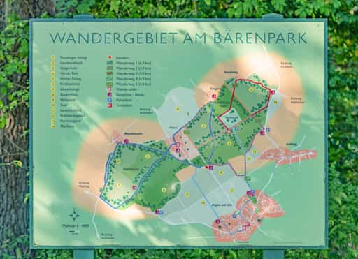 Wandergebiet am Bärenpark bei Aigen am Inn, Passau