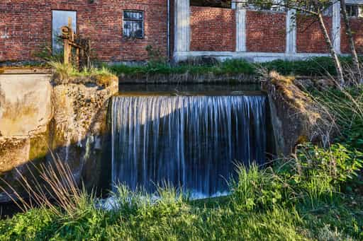 Wasserfall der Hubermühle Gera, Fraundorf in Mitterskirchen