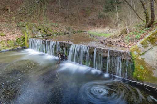 Wasserfall Hochmühl Rockersbach, Altötting, Oberbayern