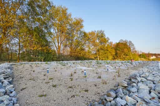 Wasserfilter-Anlage am Naturbad Mitterskirchen, Niederbayern