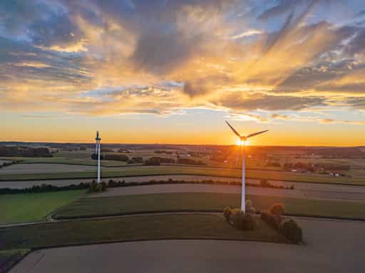 Windpark Dirnaich, Gangkofen, Rottal-Inn, Niederbayern