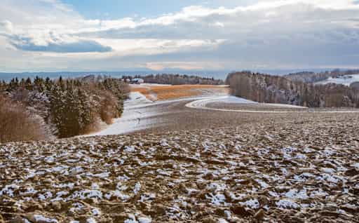 Winter Landschaft, Friesing Aussicht, Altötting, Oberbayern
