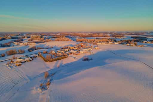 Winterlandschaft bei Pleiskirchen, Altötting