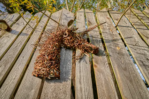 Zaun Hörnieweg bei Schönau, Rottal-Inn, Niederbayern