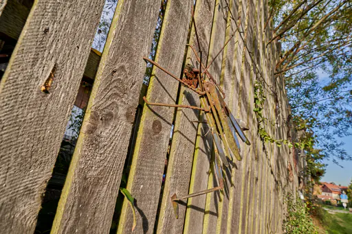 Zaun Hörniweg, Schönau, Rottal-Inn, Niederbayern